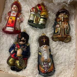 Glass blown Christmas ornament